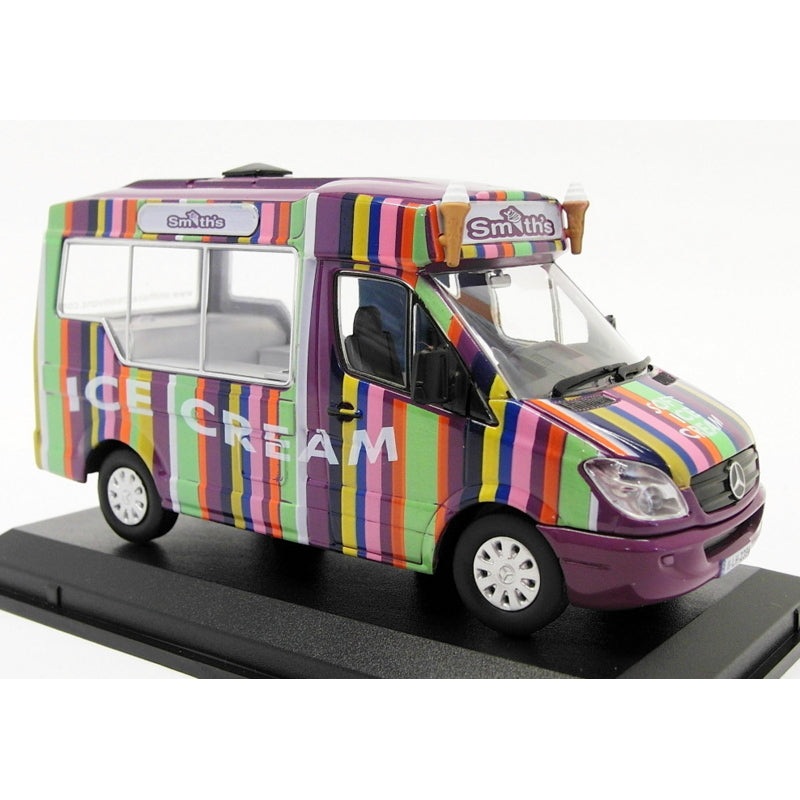 Oxford Diecast 1/43 Scale WM006 - Mercedes Whitby Mondial Ice Cream Van - Smiths