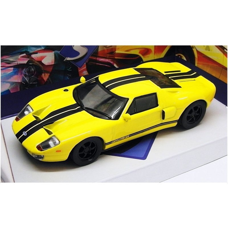 Solido 1/43 Scale Model Car S4400300 - Ford GT - Yellow