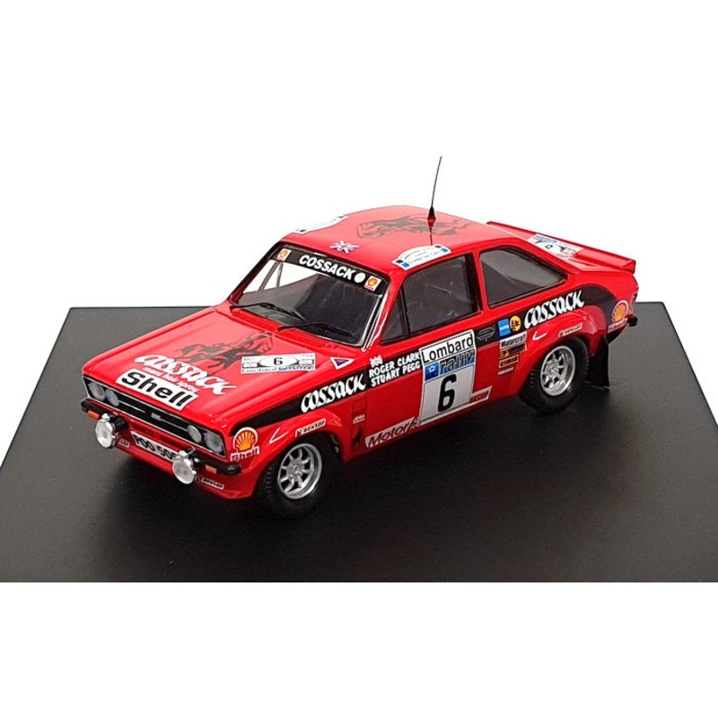 Trofeu 1/43 Scale 1010 - Ford Escort Mk2 1st #6 RAC Rally 1976 Clark/Pegg - Red