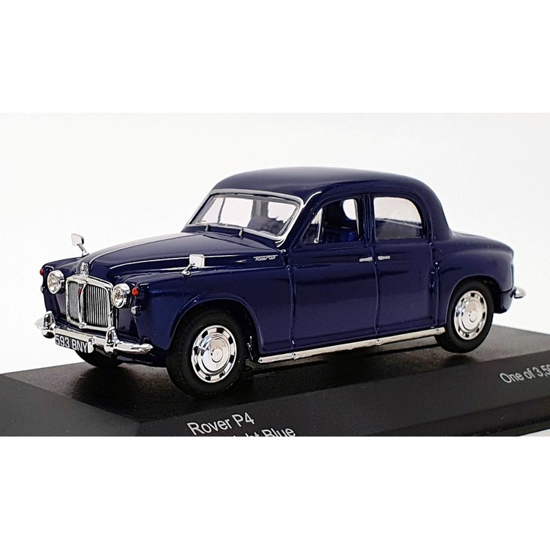 Vanguards 1/43 Scale Diecast VA01915 - Rover P4 - Midnight Blue