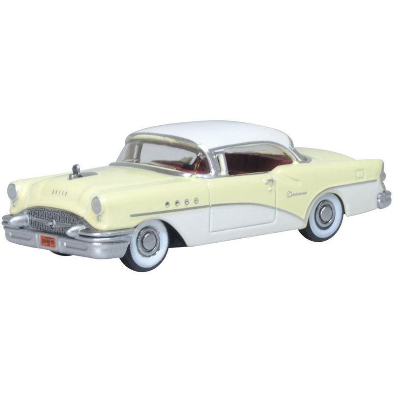 1955 Buick Century Condor Yellow / Dover White