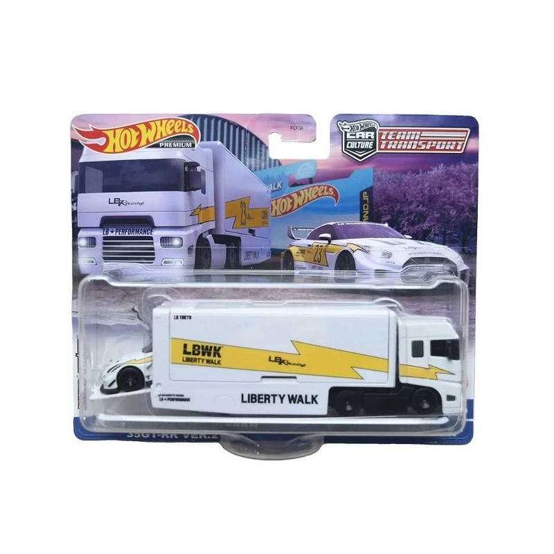 EXCLUSIVE Hotwheels Team Transport LBWK LB-Silhouette GT Nissan 35GT-RR VER.2 & Flipsider Hauler