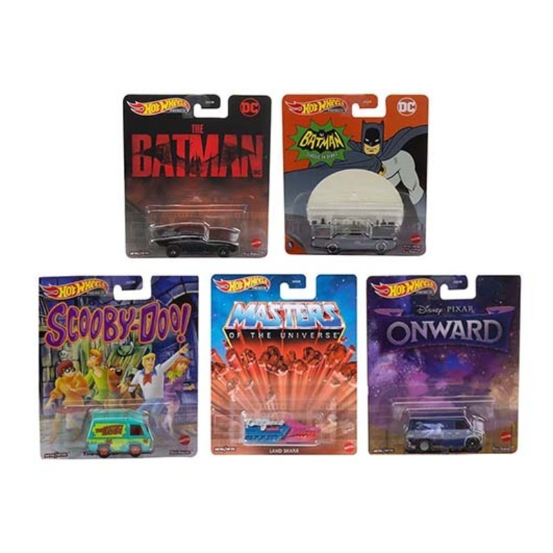 Hot Wheels 1/64 2022 Retro Entertainment G CASE SET OF 5