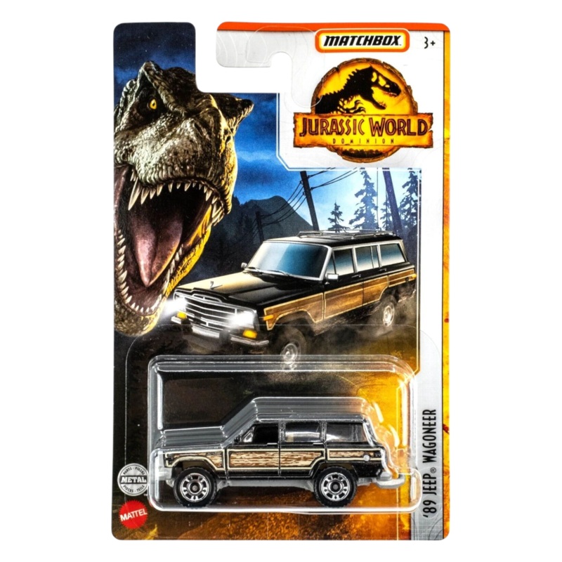 Matchbox Pre-Owned Jurassic World Dominion 89 Jeep Wagoneer Mainline 1:64 Scale