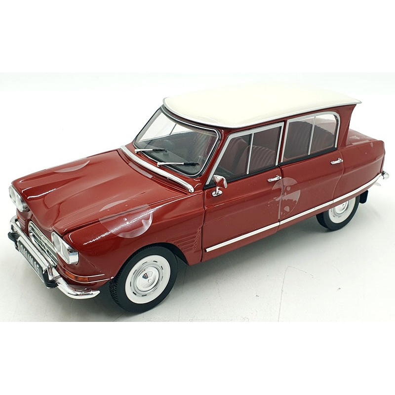 Norev 1/18 Scale Diecast 181602 - Citroen Ami 6 Club 1968 - Corsaire Red