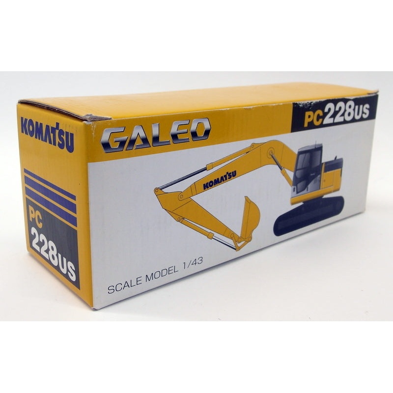 Tomica 1/43 Scale Diecast - PC228US Galeo Komatsu PC228 US Excavator