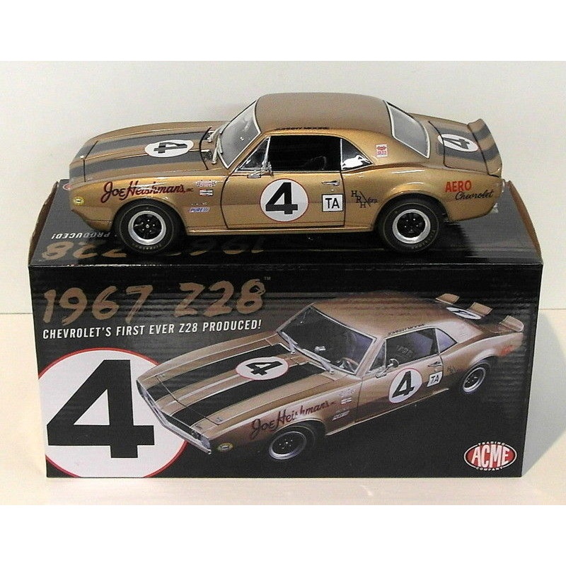 Acme1/18 Scale A1805703 - 1967 Chevrolet Camero Z28 - Joe Heishman