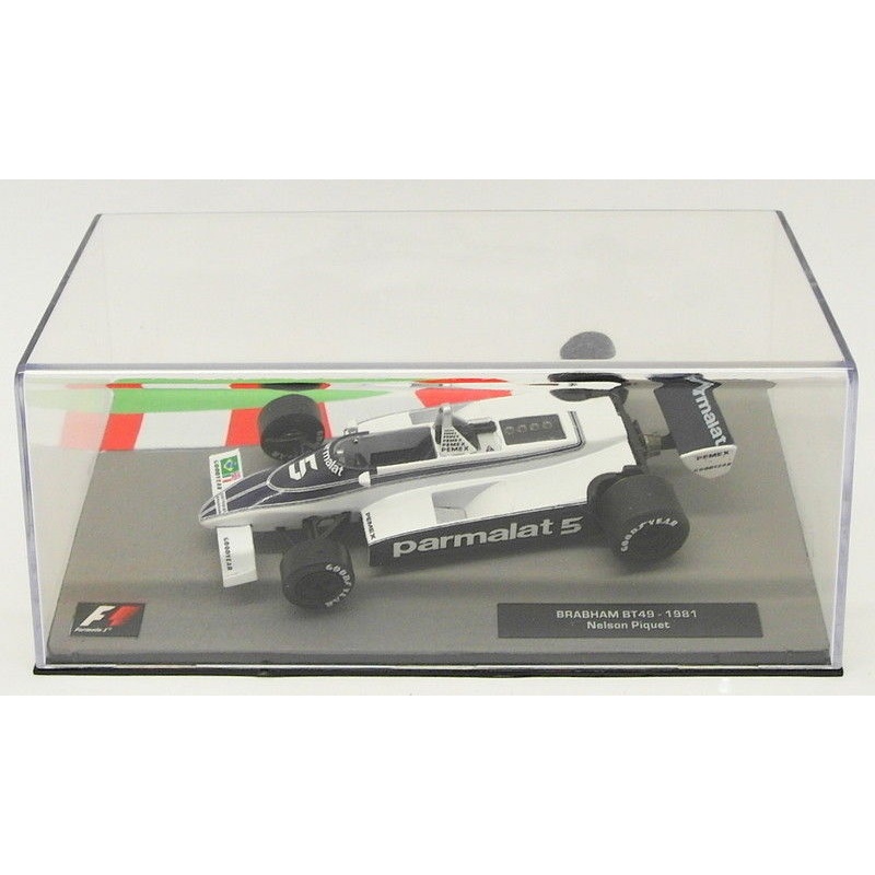 Altaya 1/43 Scale Model Car 20318U - F1 Brabham BT49 1981 - Nelson Piquet