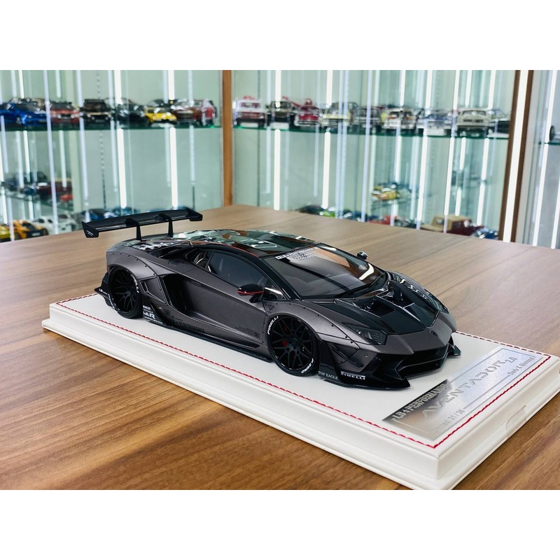 Davis & Giovanni Lamborghini Aventador 2.0 LB Performance Resin - Matt Metallic Grey | 1/18