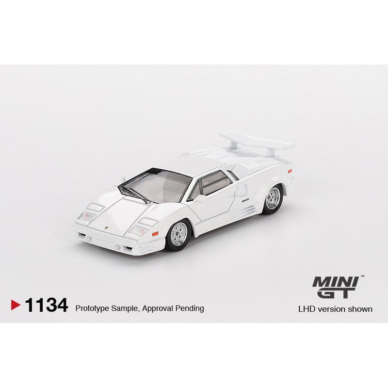 [ETA:  Mar 2026 ] Mini GT 1/64 Lamborghini Countach 25th Anniversary White