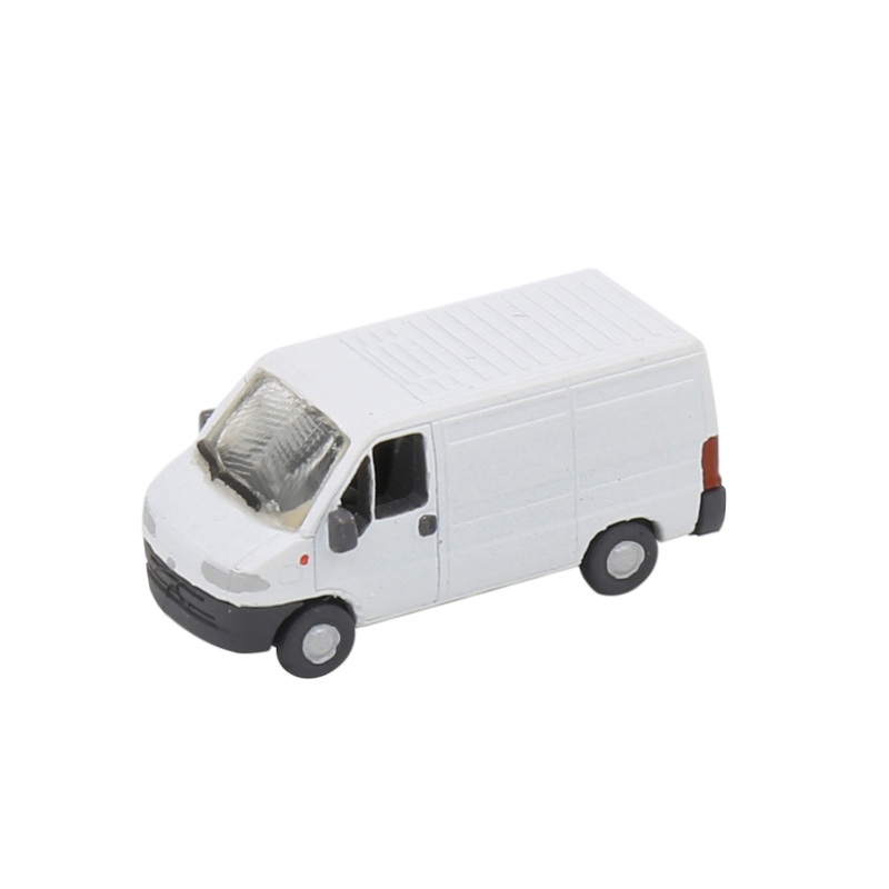 Finished model Fiat Ducato delivery van white