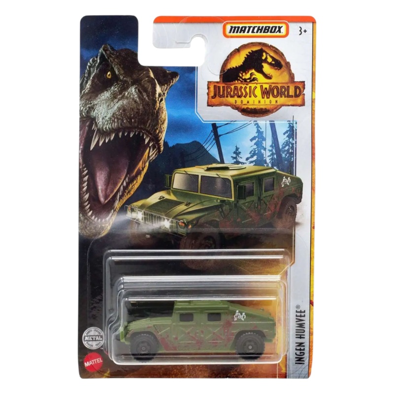 Matchbox Pre-Owned Jurassic World Dominion Ingen Humvee Mainline 1:64 Scale