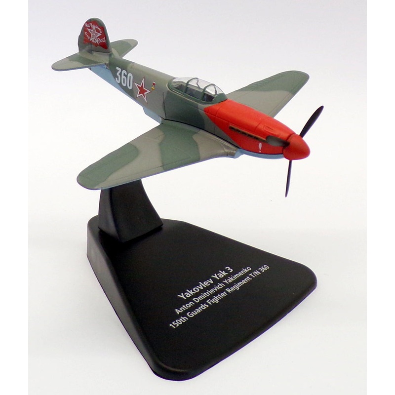 Oxford Diecast 1/72 Scale AC088 - Yakovlev Yak 3 - A.D.Yakimenko