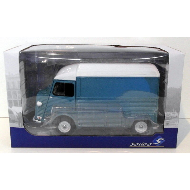 Solido 1/18 Scale Diecast S1850006 - 1969 Citroen Type HY - Blue White