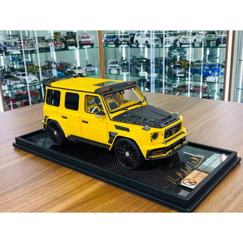 1/18 Resin Timothy & Pierre Limited Edition Mercedes-AMG 63 Mansory Matt Yellow Signed by Kourosh MANSORY