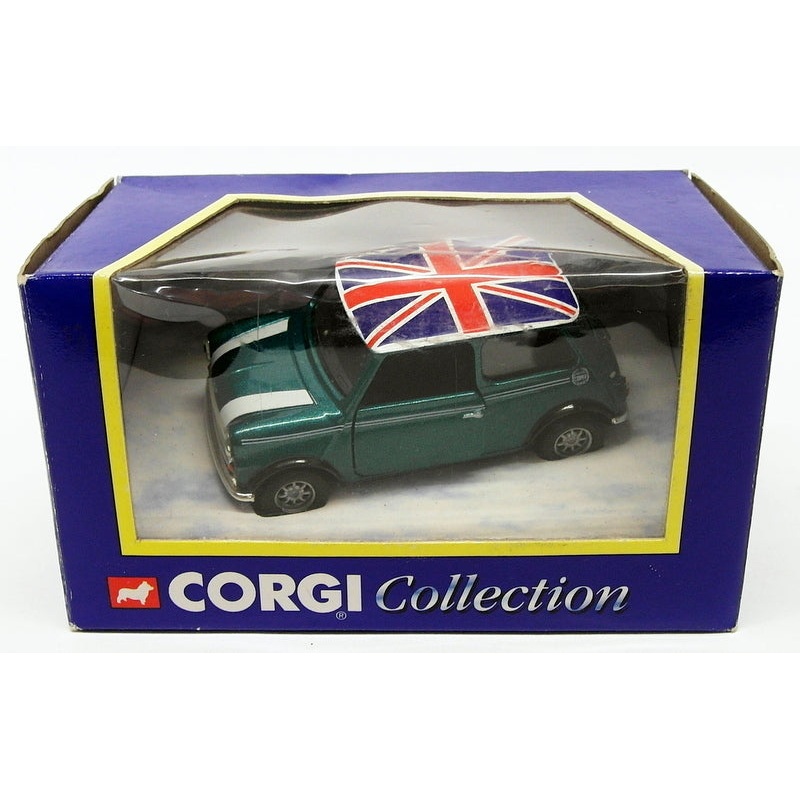 Corgi 1/36 Scale Model Car 04413 - Mini British Racing Green