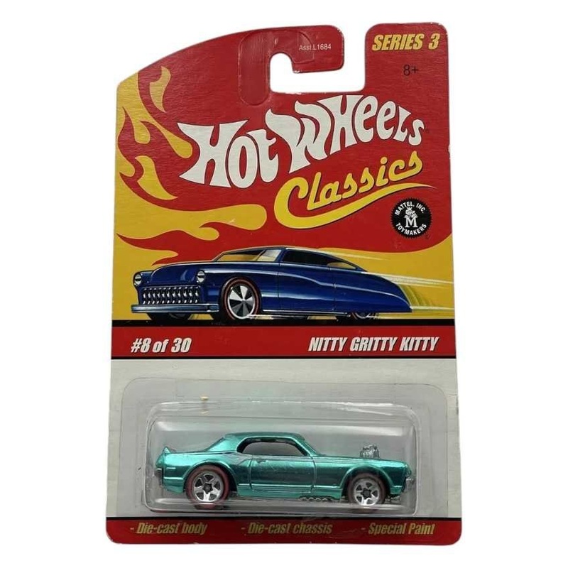 Exclusive Hotwheels Classic Nitty Gritty Kitty Die-cast Chassis