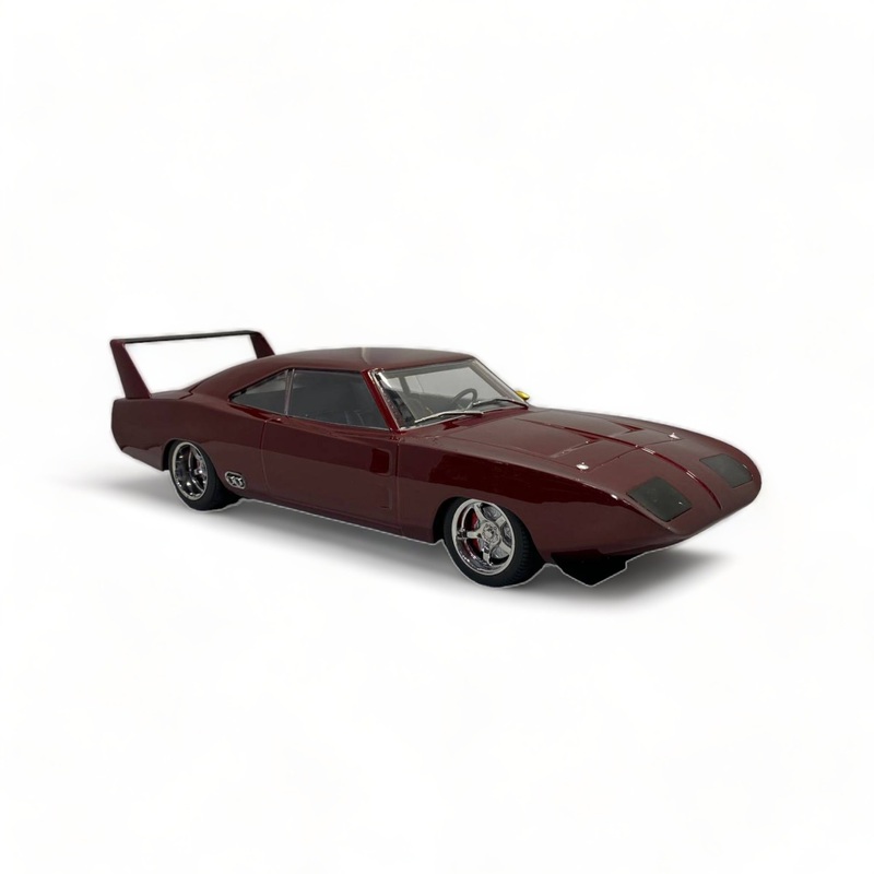Greenlight Dodge Charger Daytona Fast & Furious - Maroon (1969, 1/18 Scale)