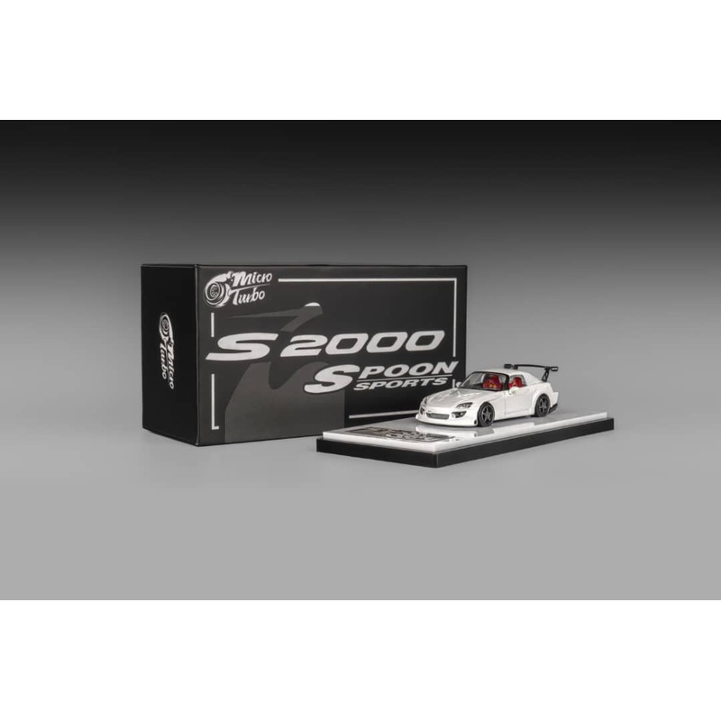 MicroTurbo 1/64 S2000 AP1 Spoon Modified Metallic White