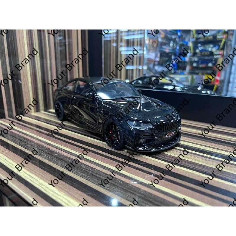 1/18 Diecast BMW M2 Competition Black GT Spirit Scale Model Car