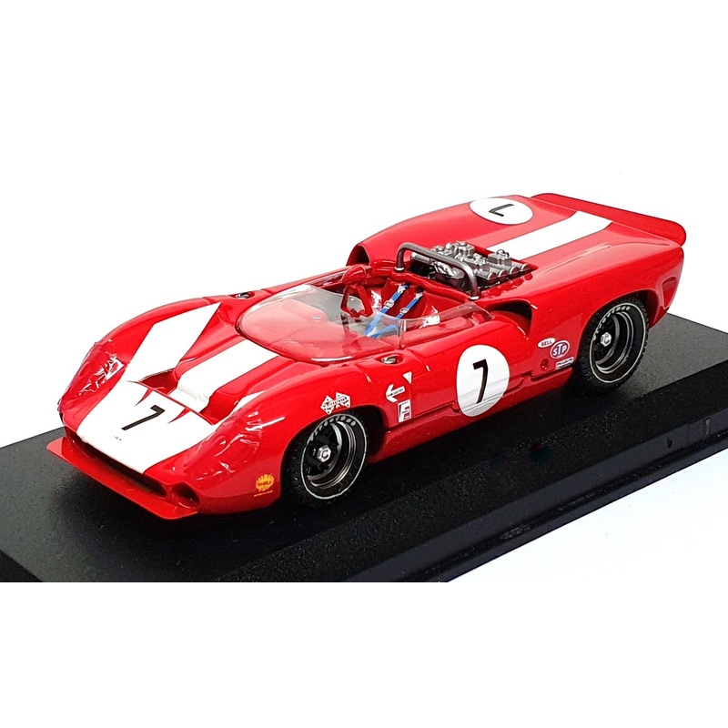 Best Model 1/43 Scale 9176 - Lola T70 Spyder #7 Riverside 1966 J. Surtees