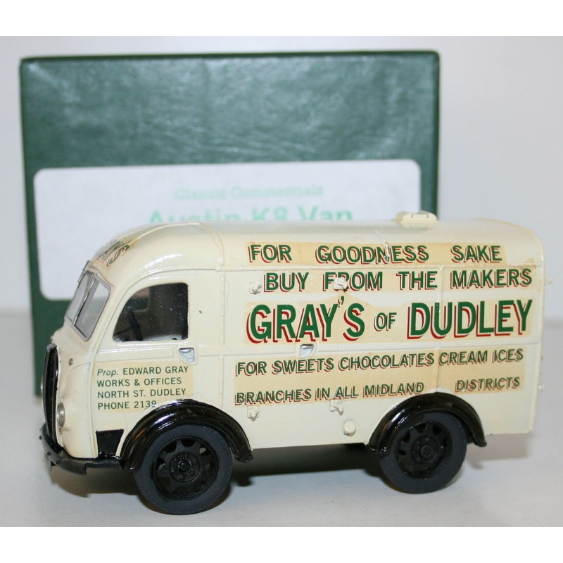 CLASSIC COMMERCIALS 1/43 SCALE - AUSTIN K8 VAN - RESIN - BUILT KIT MODEL