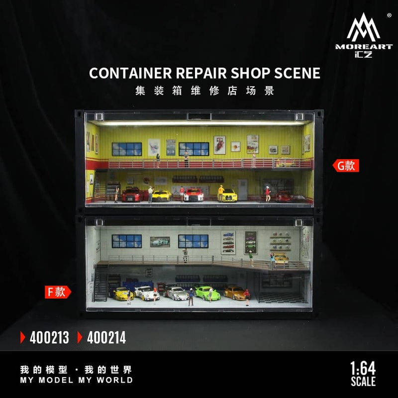 [ETA:  Dec 2025 ] MoreArt 1/64 ABS Container - Maintenance Theme Livery Size: 38.7 x 16 x 16.5cm