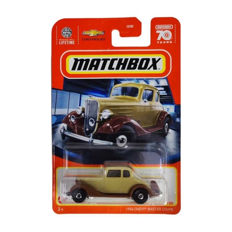 Matchbox Pre-Owned 70 Years Anniversary 1934 Chevy Master Coupe Mainline 1:64 Scale