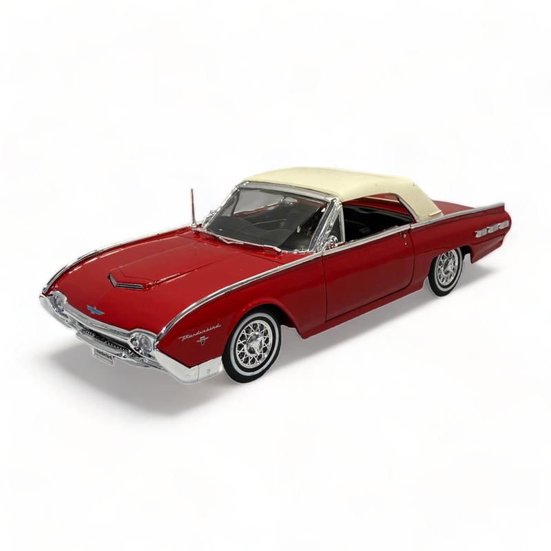 Welly Ford THUNDERBIRD SPORTS ROADSTER RED 1962  Model Car