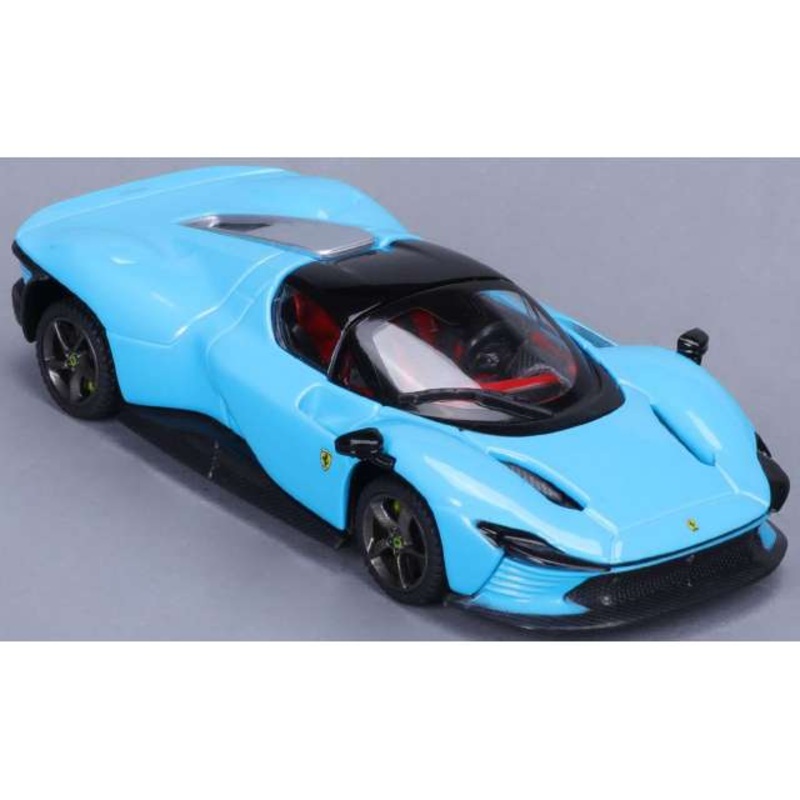 Bburago Signature Series Ferrari Daytona SP3 Blue w/ Black Accents 1:18