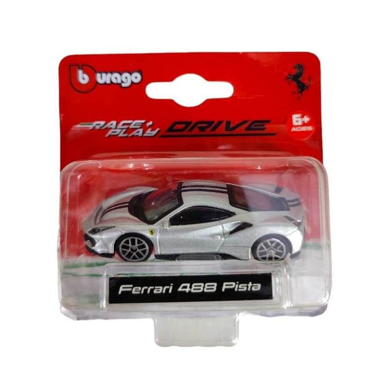 Exclusive BBurago Race Play Drive Ferrari 488 Pista