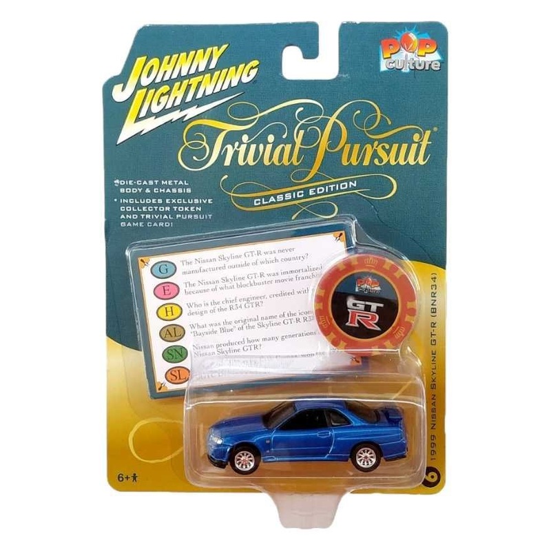 Exclusive Johnny Lightning 1999 nissan skyline GT-R (bnr34)