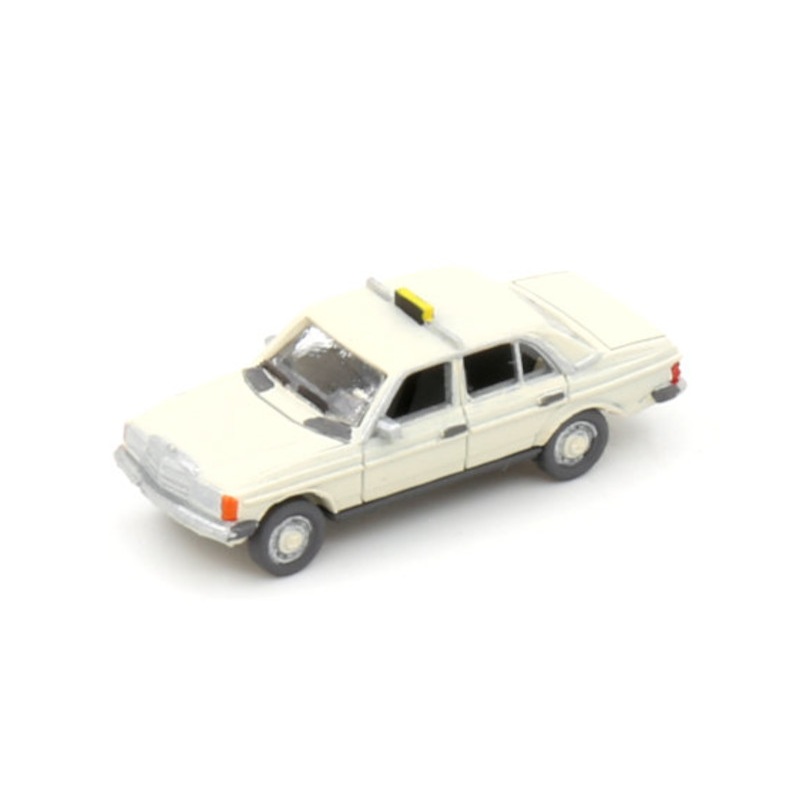 Ready-made model car Mercedes-Benz 200D Taxi W123  light ivory