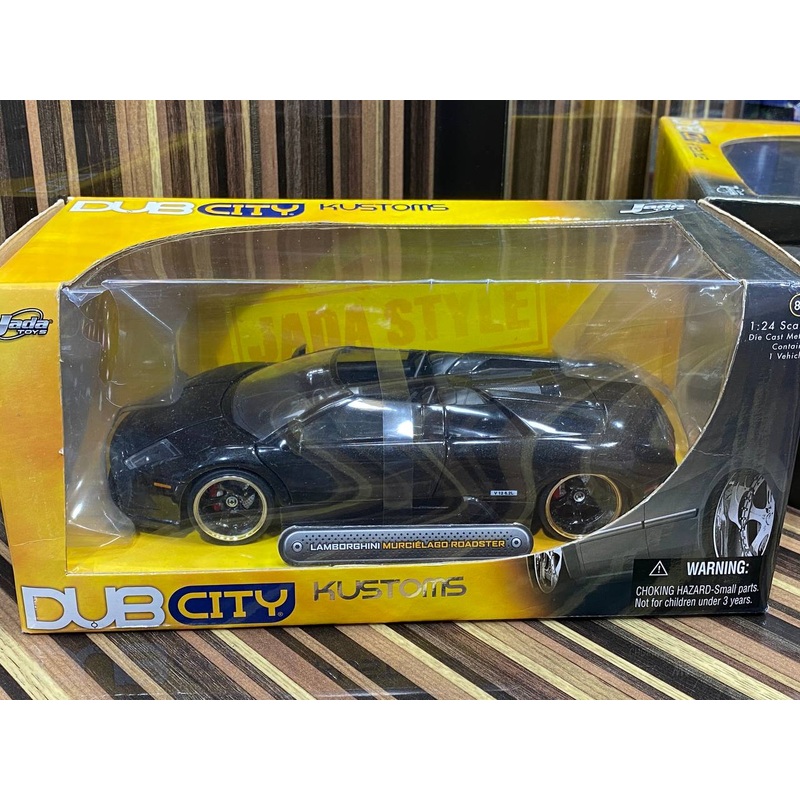 1/24 Diecast Lamborghini Murcielago Roadster DUB city by Jada
