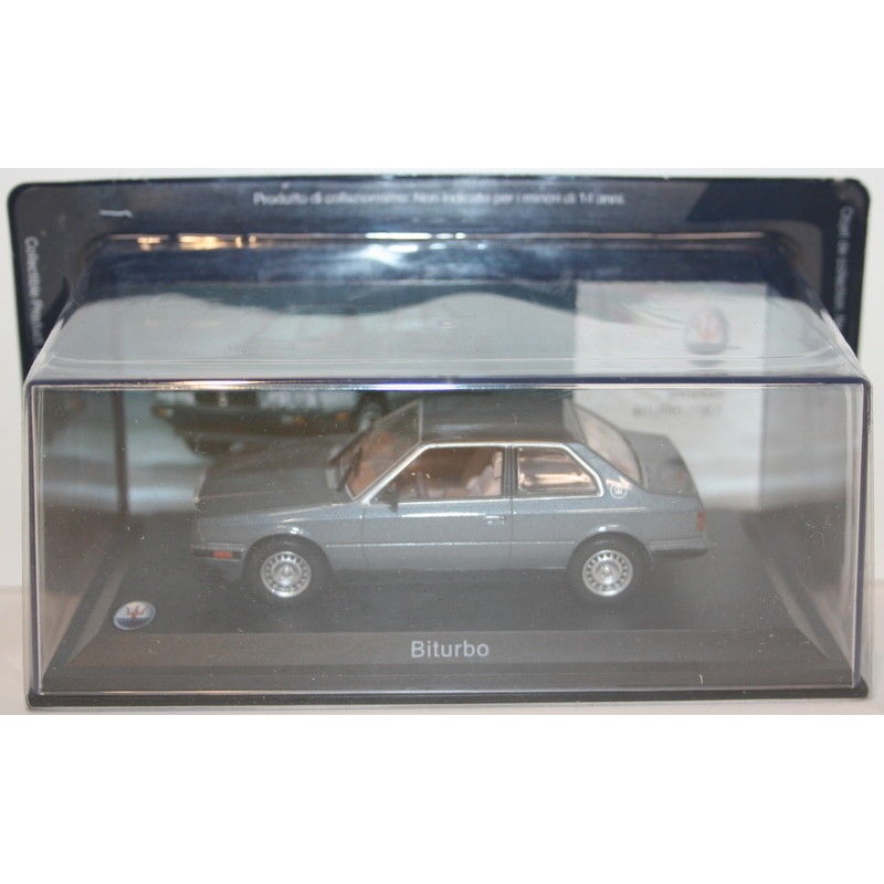 Altaya 1/43 Scale - Maserati BiTurbo 1982 - Met Grey