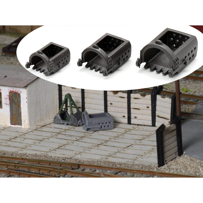 Finished model Drag shovel 3x