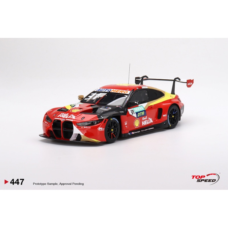 Topspeed 1:18 BMW M4 GT3 #31 Schubert Motorsport 2022 DTM Lausitzring Winner