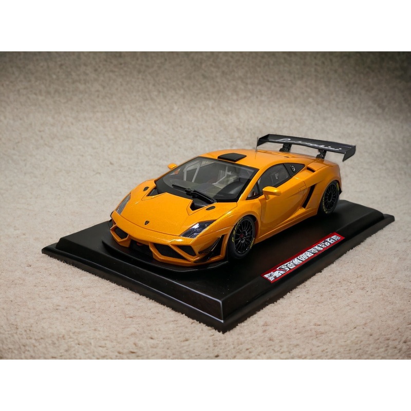 1/18 Diecast Lamborghini Gallardo GT3 FL2 Orange AUTOart Scale Model Car