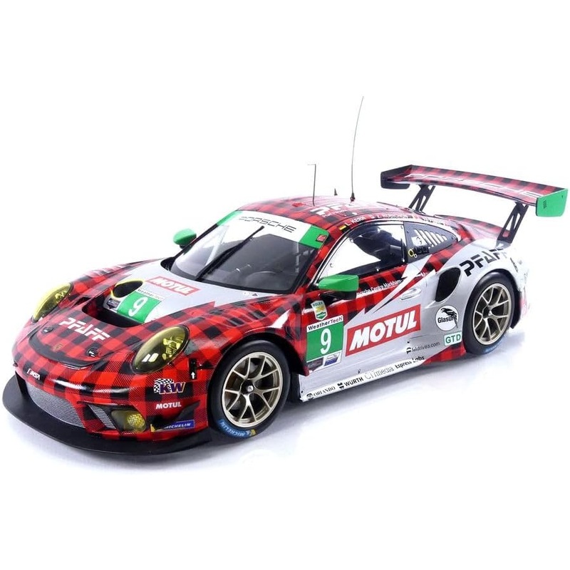 Ixo Porsche 911 991.2 GT3 R Team Pfaff Motorsport No 9 GTD Winner 12hr Sebring 2021 1:18