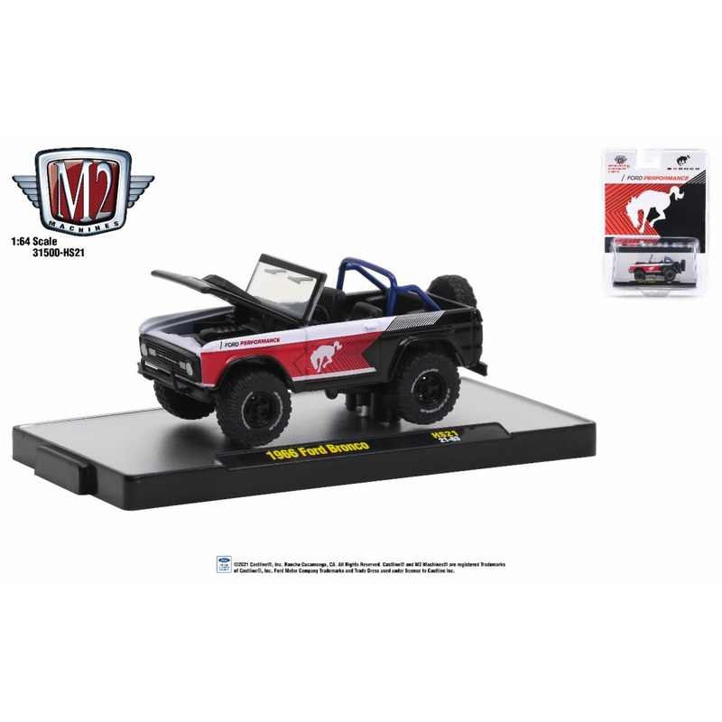 M2 Machines 1:64 Hobby Exclusives 1966 Ford Bronco Truck
