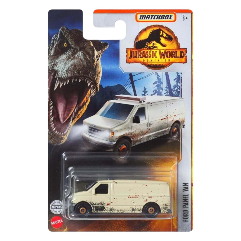 Matchbox Pre-Owned Jurassic World Dominion Ford Panel Van Mainline 1:64 Scale