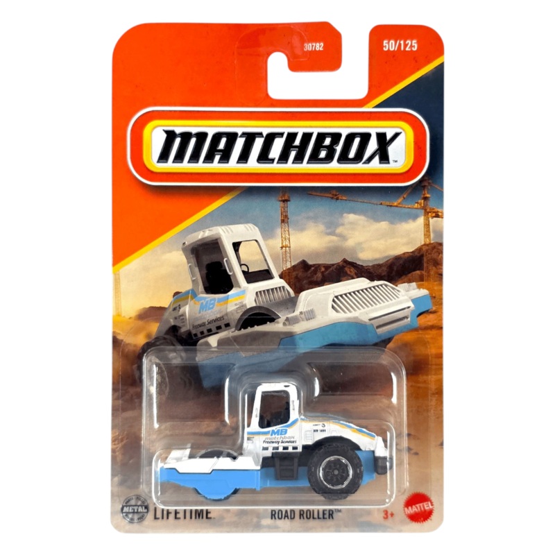 Matchbox Road Roller Imported Mainline 1:64 Scale