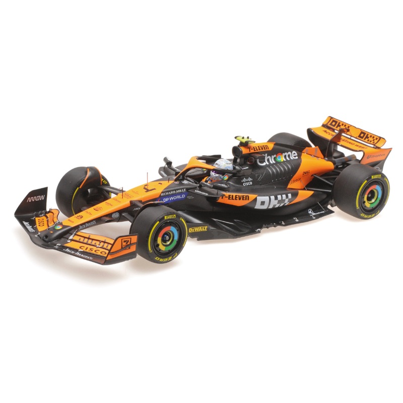 Minichamps Mclaren F1 Team MCL38 Orange L. Norris Hungarian GP 2024 1:18
