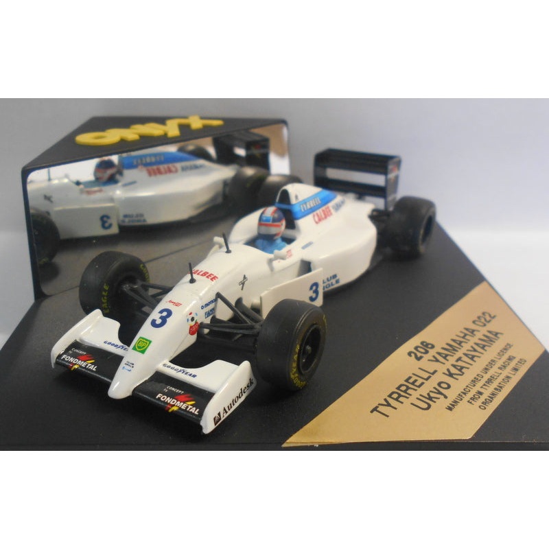 Onyx 1/43 Scale - 206 TYRRELL YAMAHA 022 UKYO KATAYAMA