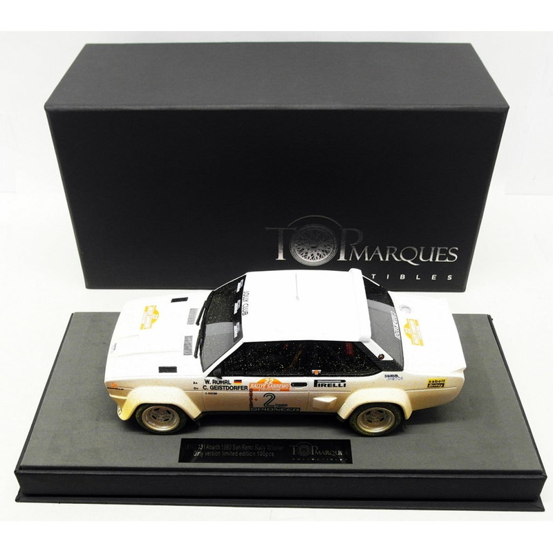 Top Marques 1/18 Scale TOP043DD - Fiat 131 Abarth 1st San Remo 1980