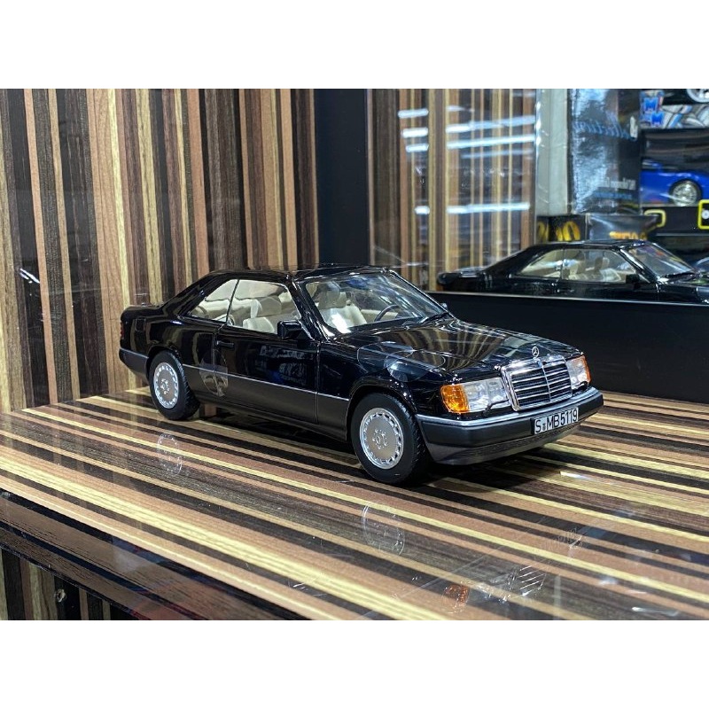1/18 Diecast Mercedes-Benz 300 CE-24 Coupe 1990 Black Norev Scale Model Car
