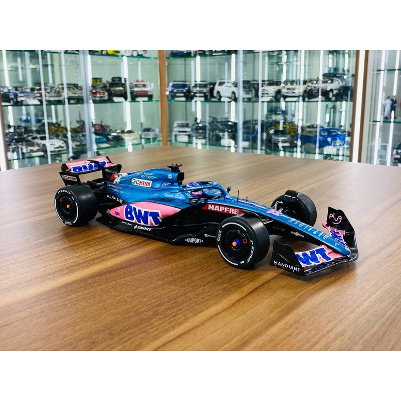 Alpine A522 Fernando Alonso #14 by Solido [1/18 Diecast | Monaco GP F1]