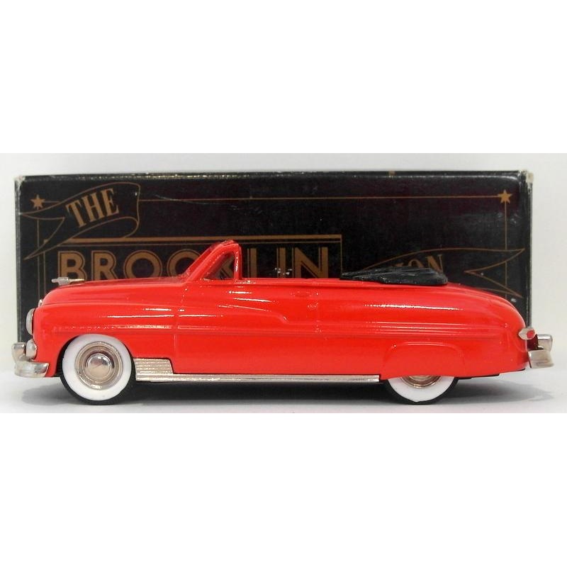 Brooklin 1/43 Scale BRK15A  - 1950 Mercury Convertible Red