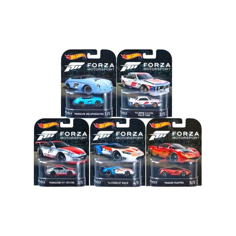 EXCLUSIVE Hotwheels Forza Motorsport Set of 5