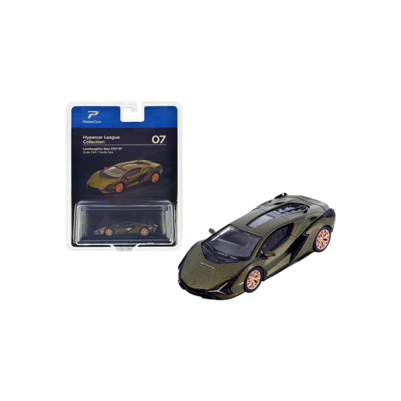 PosterCars Hypercar League Collection Lamborghini Sian FKP 37 1:64 Scale
